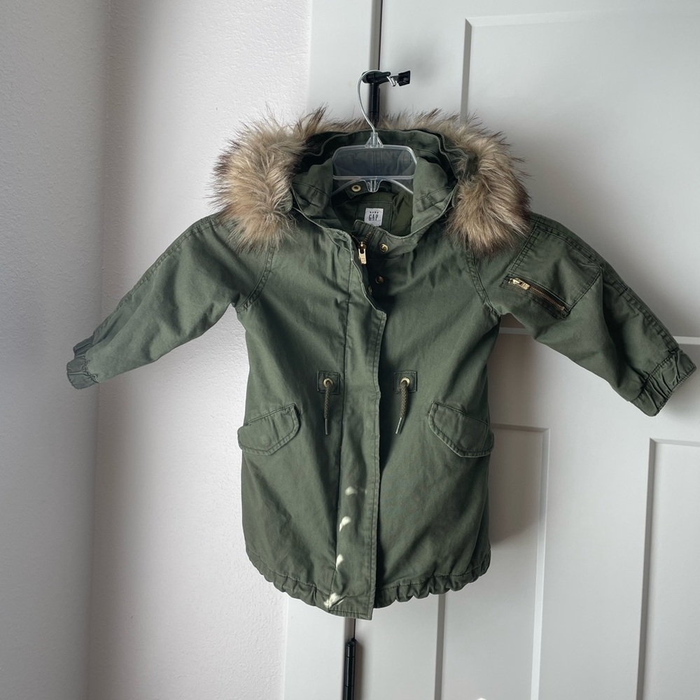 Parka Baby Gap Toddler Green